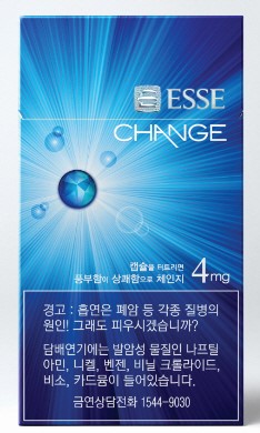KT&G, 에쎄 체인지 4㎎ 출시