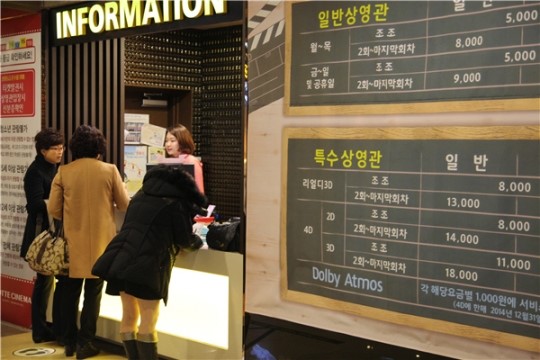 영화료 인상 도미노 오나