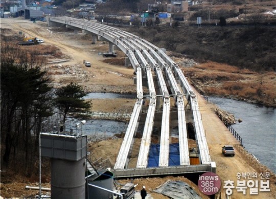 영동~금산간 국도공사 순항