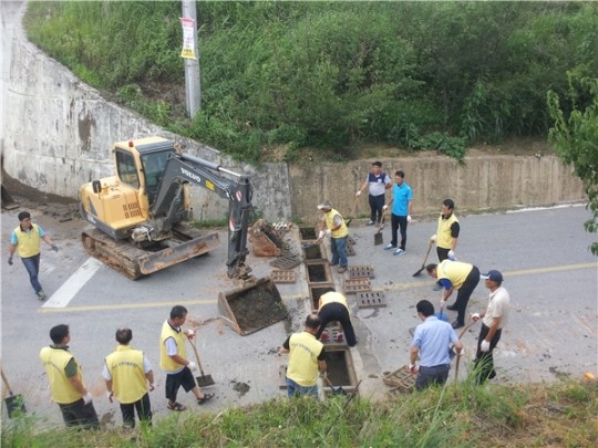 충주 주덕읍 지역자율방재단,  재해취약시설 점검 및 정비