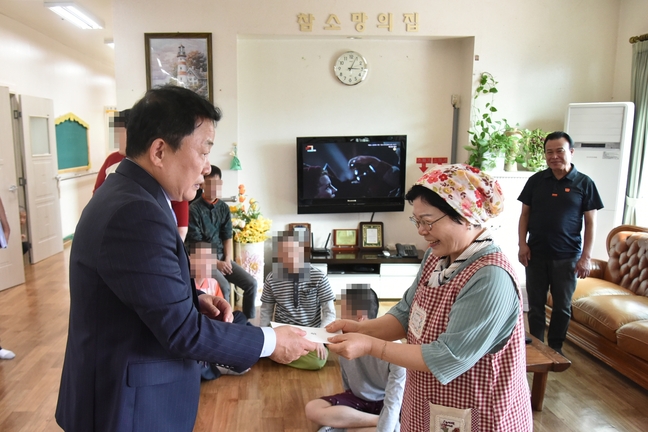 충주署, 추석 맞아 사회복지시설 위문