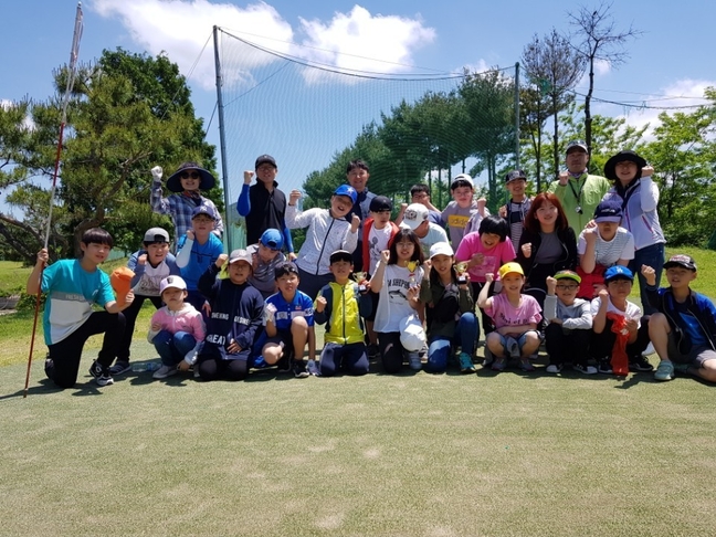 화당초, 농촌소규모학교 활성화 사업 제1회 꽃댕이 골프 대회