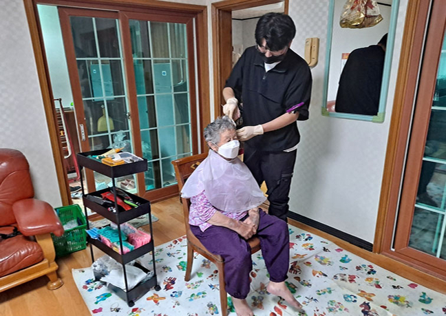 단양군 대강면, 추석맞이 예뻐지는 미용실 운영 호응