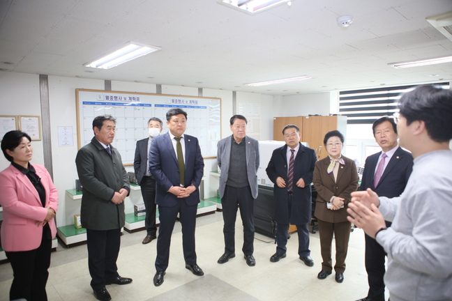 단양군의회, 관주식품(주) 방문 애로사항 청취