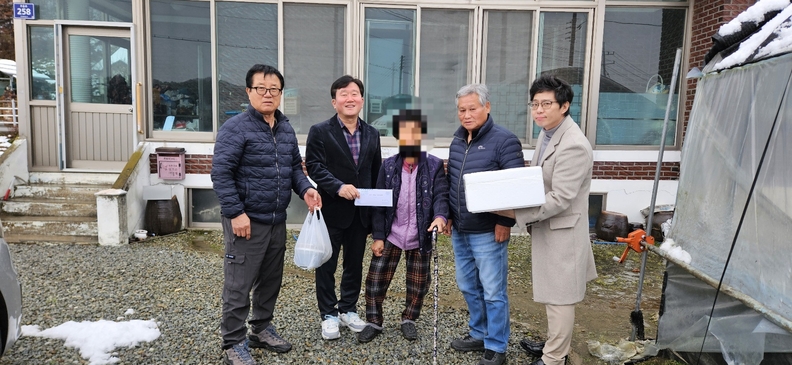 극동전선(주) 구름다리봉사회, 초평면에 등유 지원