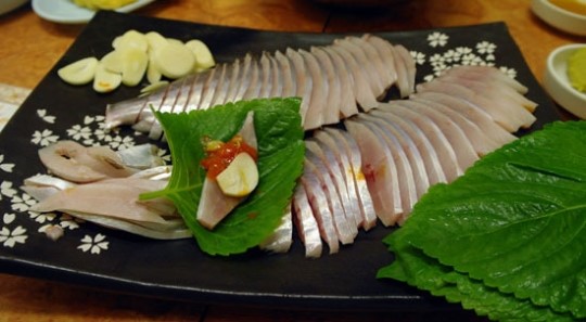 둔산수협회센터 회비빔국수,병어회 등 여름 메뉴 출시