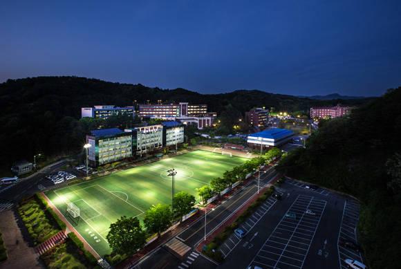 <사진>야경이 멋진 대덕대학교 캠퍼스