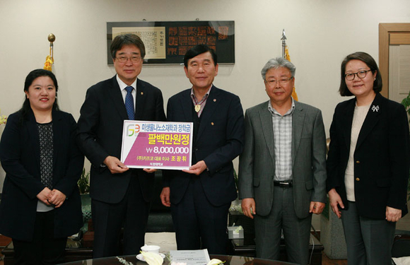 카프코 조광휘 대표 목원대에 8년째 장학금