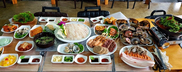 대천해수욕장 명소 신대천맛집조개구이횟집