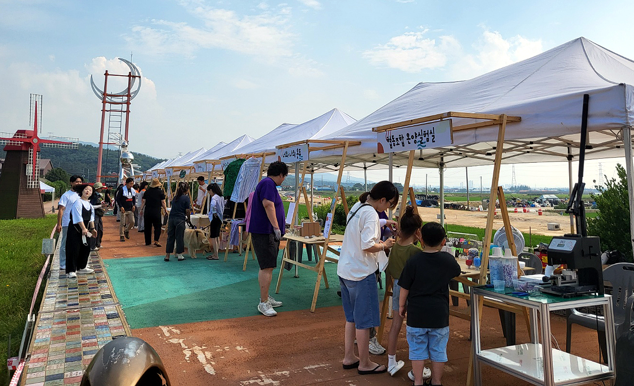 사회적협동조합 온어스, 도고온천장 플프마켓 개최