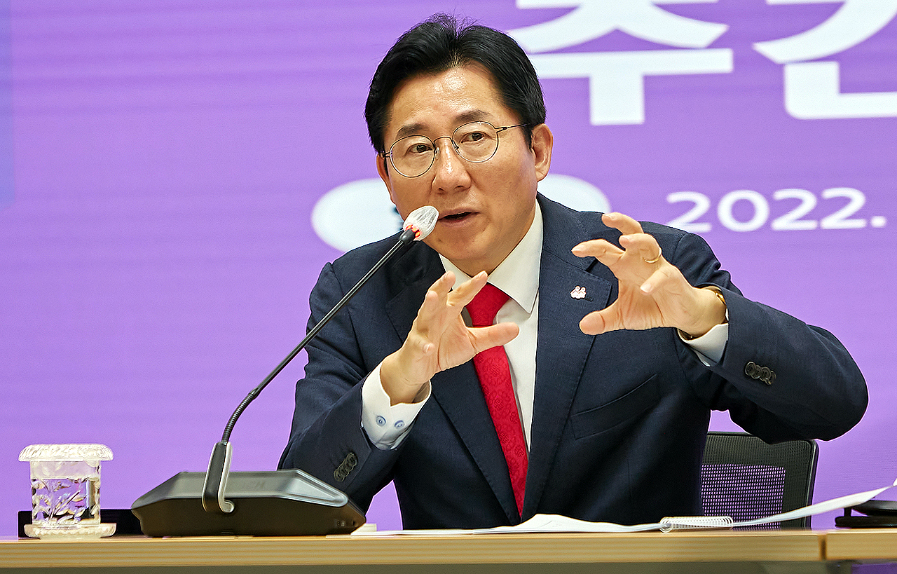 박경귀 아산시장 탕정·모종·풍기지구, 스마트도시 적용