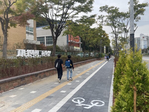 천안시, 천안삼거리초 앞 어린이보호구역 내 자녀안심 그린숲 조성