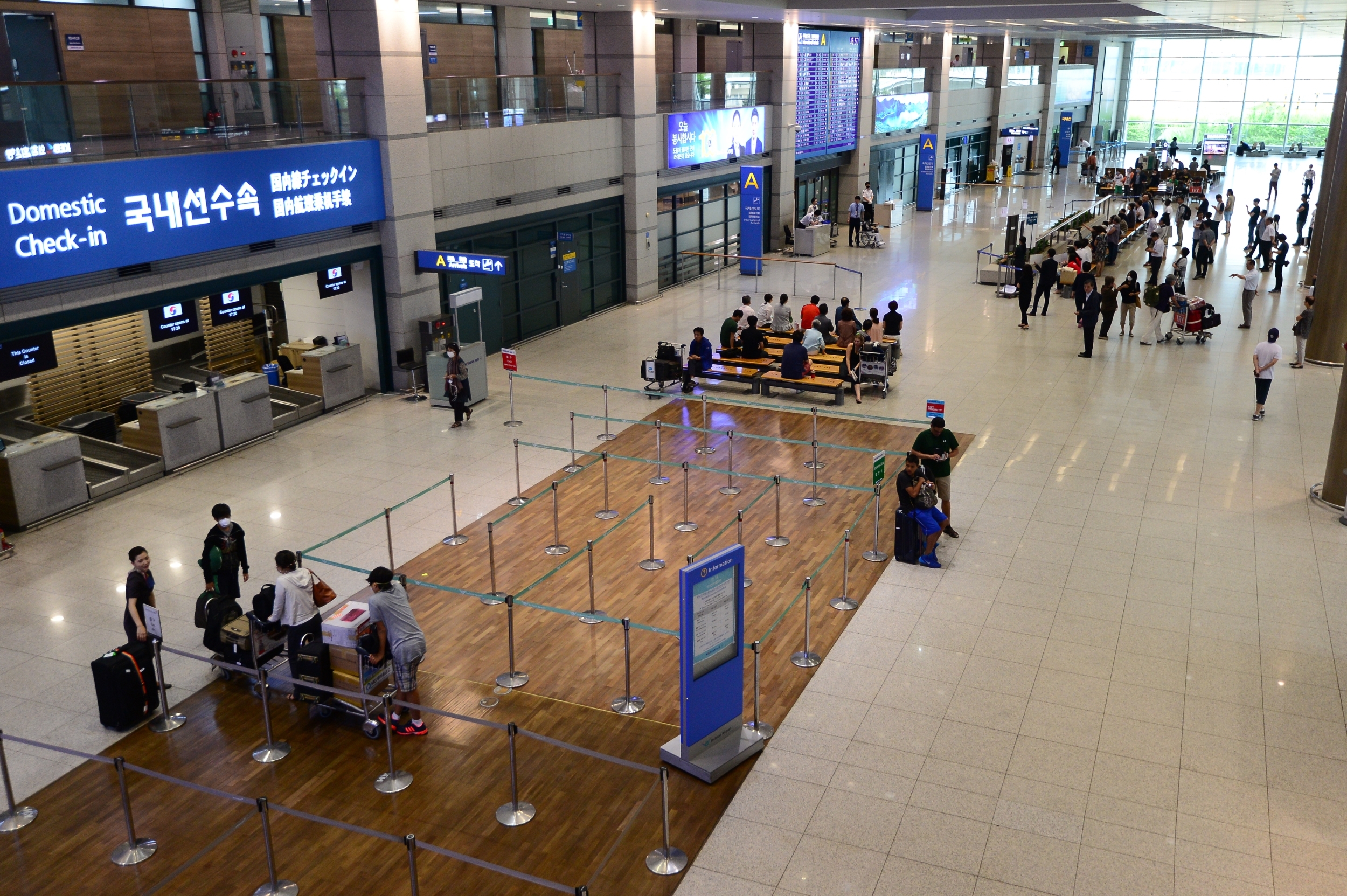 메르스 여파 탈피 인천공항 출입국자수 증가세 반전