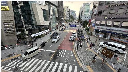 성동구, 성수역 3번 출구 앞 횡단보도 이전
