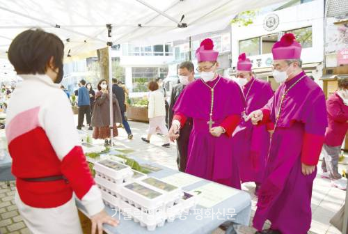 우리농 직거래 장터 ‘명동 보름장’ 열렸다