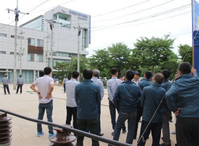 제2하나원 205기 교육생, 전기공사협회 인력개발원 교육시설 견학