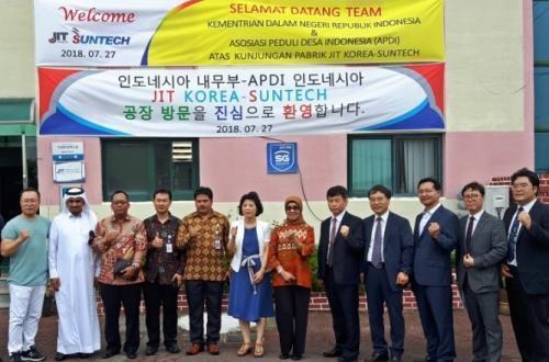 썬테크, 인도네시아 LED가로등 2만개 수출 계약 체결