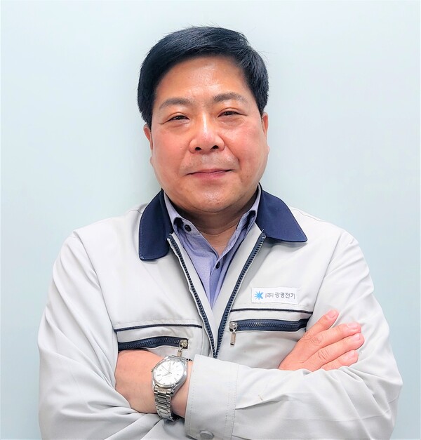 (인터뷰)김홍석 광명전기 부사장, 승진 이후 더 큰 중압감…업계 새바람 일으킬 것