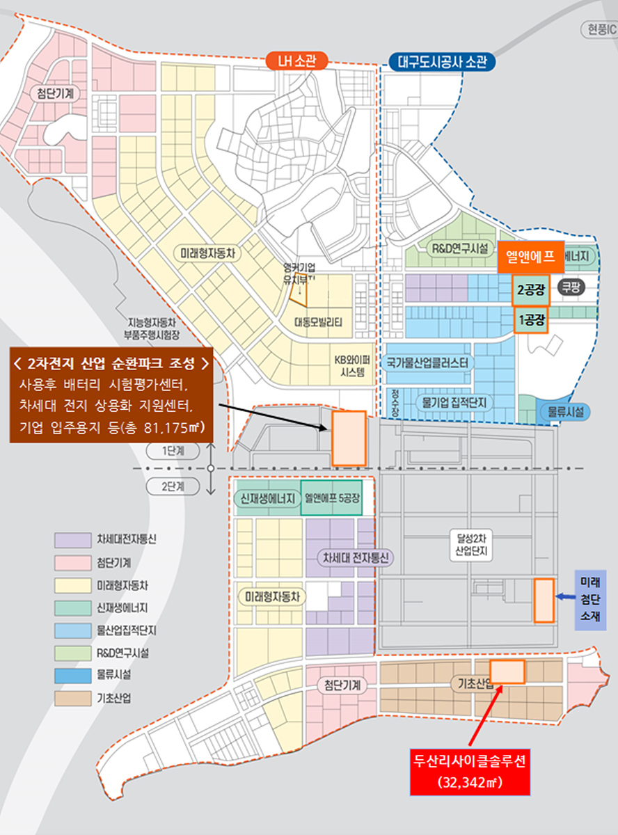 2차전지 리사이클링, 두산 리사이클솔루션(주) 대구에 설립!