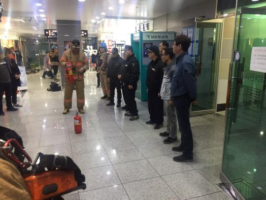 다양한 현장상황 대비! 주안시민지하상가합동 현지적응훈련 실시