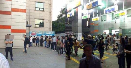촛불 집회 때 지나가던 사람들이 한마디씩 했다는 서초동 서원 주유소