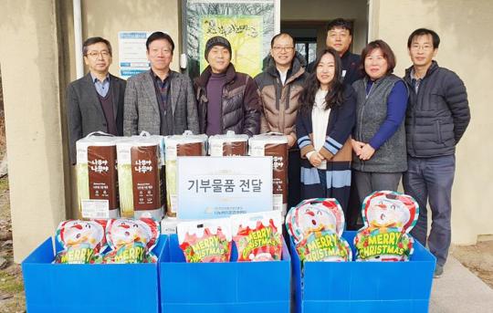전남나노바이오연구센터, 장성 상록원 찾아 위문