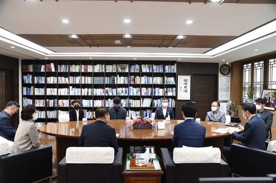 의정부시, 마을버스 운송업체와 간담회 진행