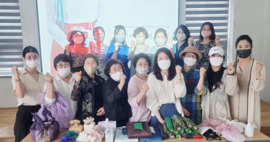 전남 화순새일센터, 취·창업교실 ‘보자기 아트 과정’ 종강