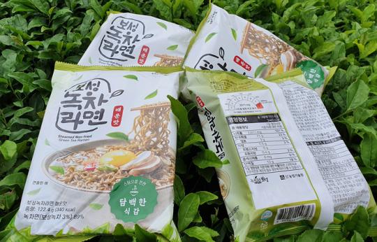 전남도농업기술원-보성차생산자조합, ‘보성녹차라면’ 상품개발 출시