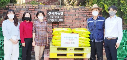 나주시 동강면, 조재근 신세계농장대표 백미 기탁