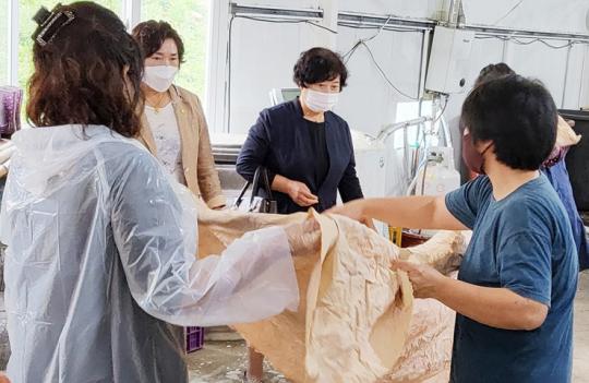함평군, 여성지도자 역량 강화를 위한 ‘천연염색 체험교육’ 실시