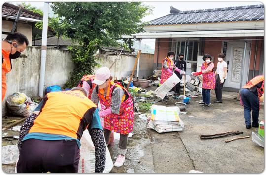 화순군의용소방대연합회, 능주면 독거세대 청소 봉사