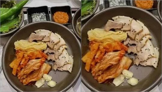 백화점 푸드코트 1인 보쌈 정식 시킨 누리꾼, 갑자기 분노하기 시작했다