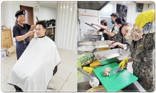 진도대대의 따뜻한 어머니, 여성예비군