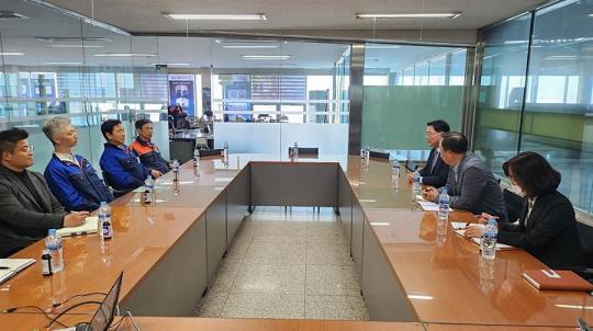 강수현 양주시장, 관내 중소기업 찾아 애로사항 청취