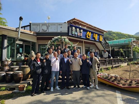 백영현 포천시장, 영북면 이장협의회와 조찬간담회로 소통