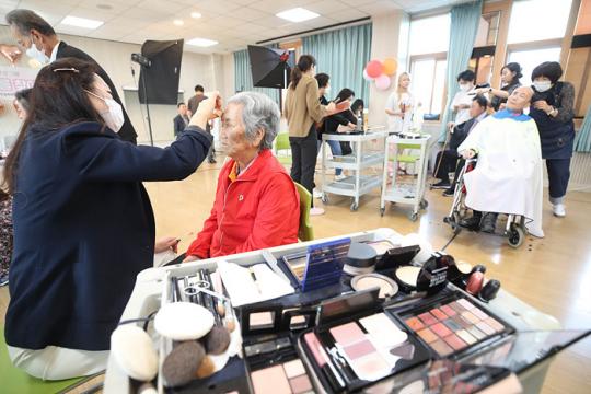 [포토]광주시 북구, 장애인 뷰티힐링 행사