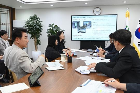 김동근 의정부시장, 제5차 문화‧교육정책 전략회의 진행