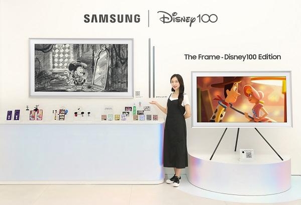 삼성전자, 더 프레임 디즈니 100주년 에디션 13일만에 완판