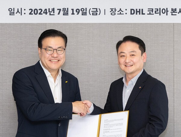 DHL, CJ 올리브영 물량 지속가능 항공유로 배송