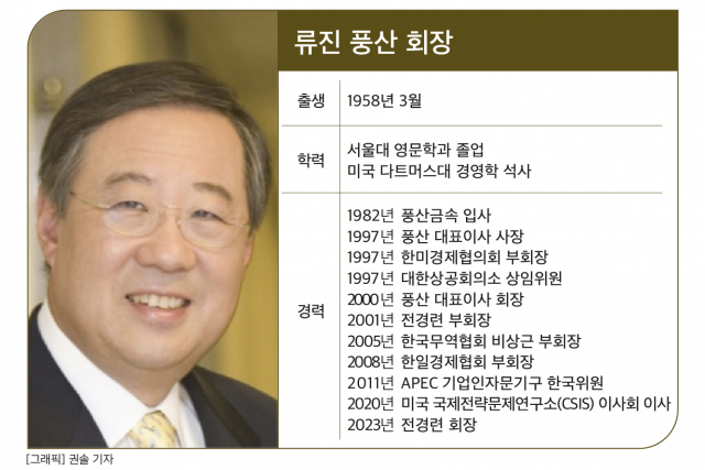 [CEO워치] 전경련 회장 추대 류진 풍산 회장, 글로벌 방산 톱50 노린다