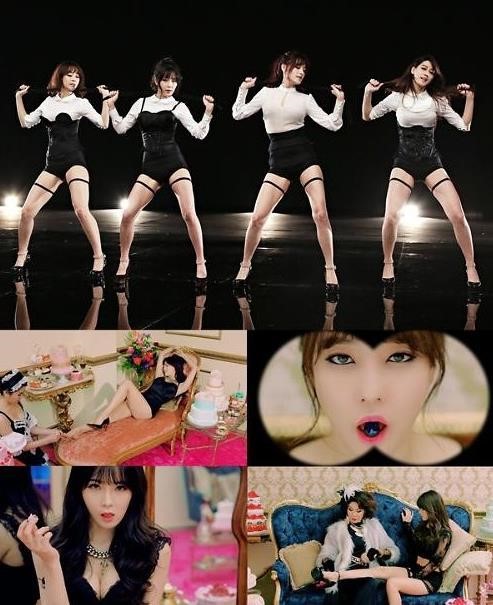 레인보우블랙 차차 뮤비 공개...코르셋에 채찍춤까지