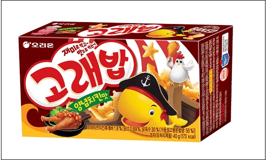 오리온, 고래밥 양념치킨맛 출시