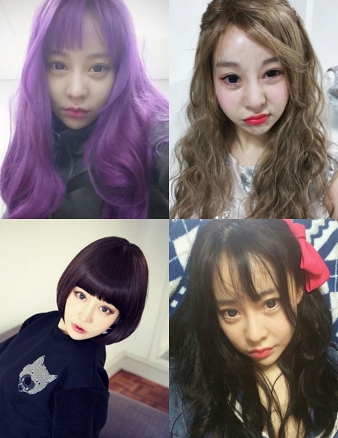 정하나, 다채로운 헤어스타일 변신 다 잘어울리네