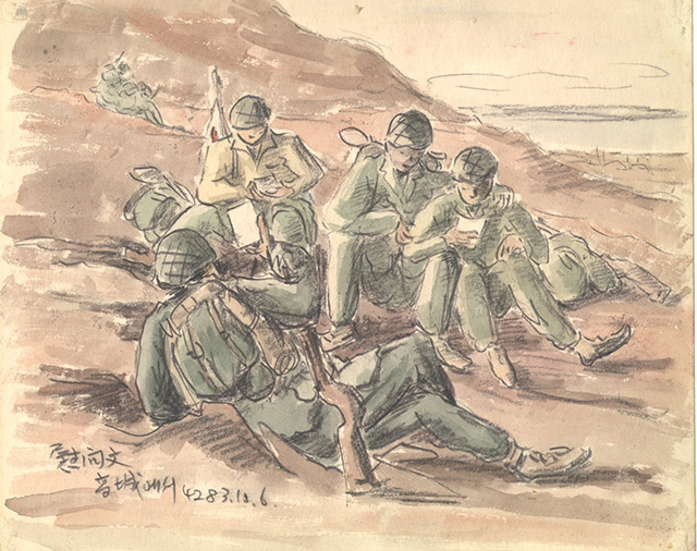 ‘총 대신 붓’ 들고 전장에 서다 종군 화가로 6·25 참전…섬세하면서도 담담한 묘사, 강한 울림