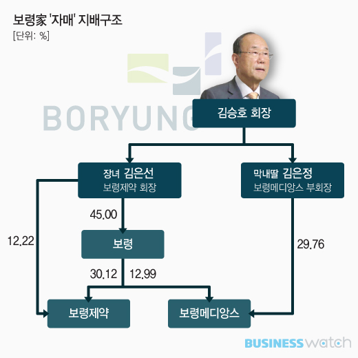  [단독]보령제약그룹, 지주회사 전환..승계 구도 관심 