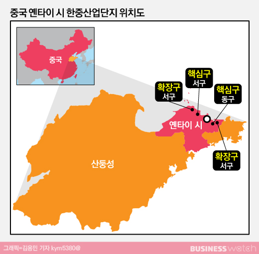  한국 첨단기업 모십니다 중국 옌타이市, 2조원 푼다 