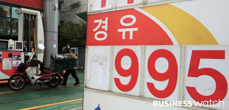 [포토]유가 뚝뚝…휘발유 1100원대, 경유 900원대
