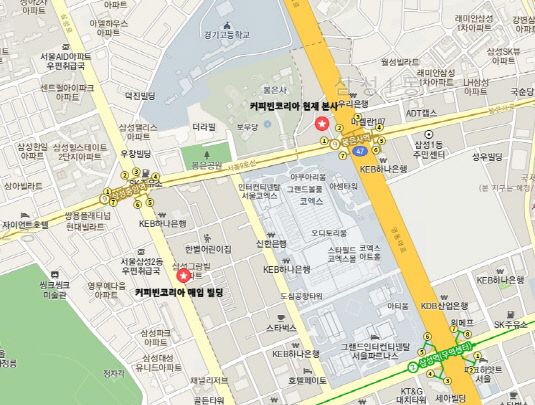 [더벨]커피빈코리아, 삼성동 빌딩 매입 본사 이전