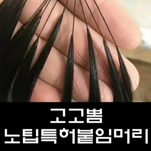 대구붙임머리 전문점 고고뽐 노팁붙임머리 특허등록기념 할인이벤트 진행
